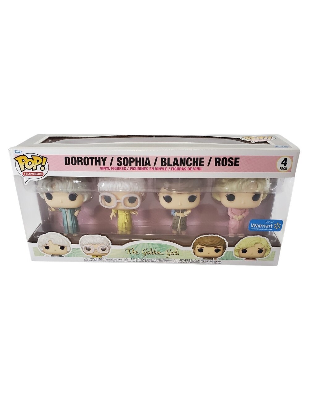 🟢 Funko Pop! Golden Girls Iconic Robes 4 Pack NIB Walmart Exclusive NIB Vaulted